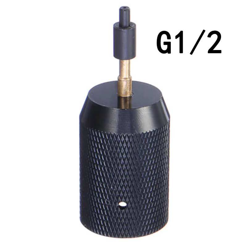 

Valve Charger Adapter Accessory Tool 1pc Black Reusable Paintball CO2 tank