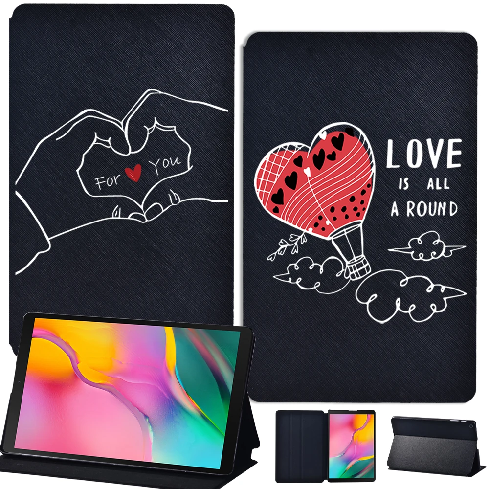 

Чехол для планшета Samsung Galaxy Tab A A6 7,0/10,1/Tab A 9,7/10,1/Tab E 10,5/Tab S5e 9,6, новый чехол из искусственной кожи