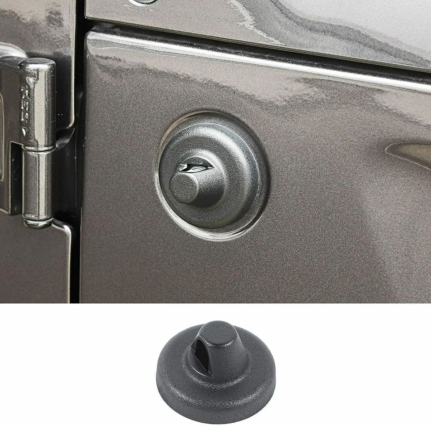 

1pc Car Radio Antenna Base Cover Trim Decor For Jeep Wrangler JK JKU JL JT Car Accessories Contour To Rear Spare Tire