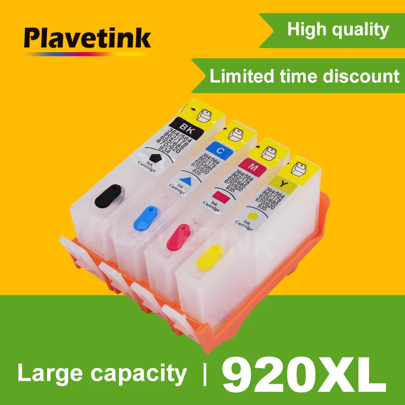 Plavetink переработанного чернильного картриджа для hp 920 XL дозаправочные картриджи для hp Officejet 6000 6500 6500 Беспроводной 6500A 7000 7500 7500A принтер