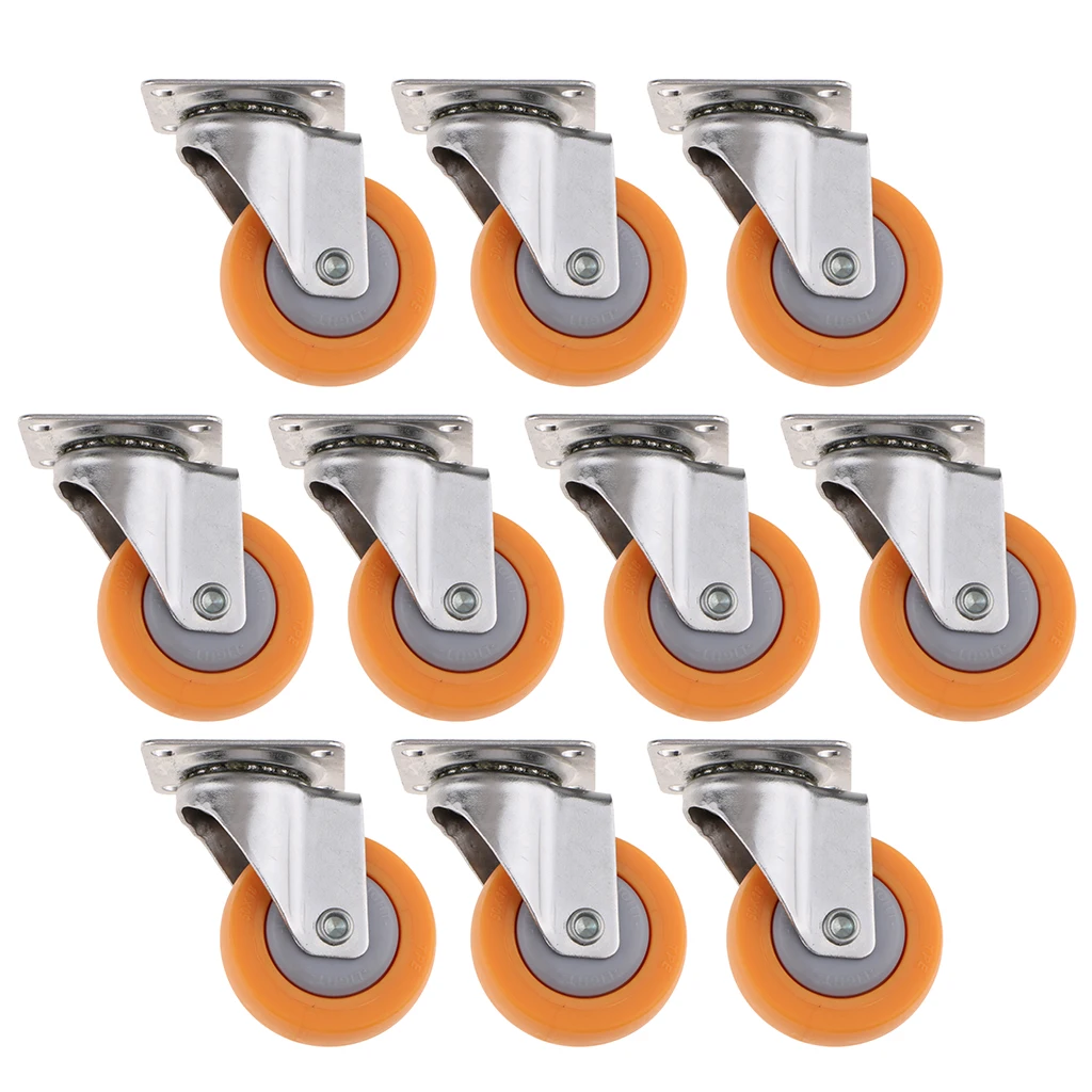 10pcs 360° Swivel Caster Wheels 2