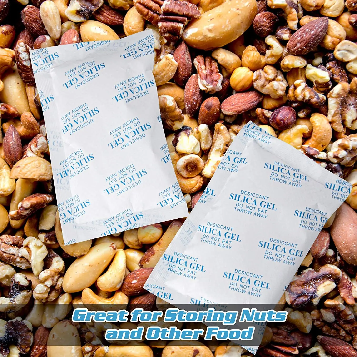 Food Grade  Absorber Silica Gel Desiccant Packets for Storage and Moisture