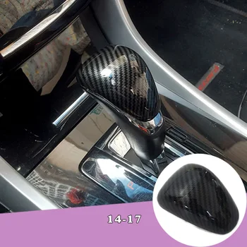 

For Honda Honda Accord 2014-2017 ABS carbon fiber Car Gear Shift Knob Cover Trim Car Styling Accessories
