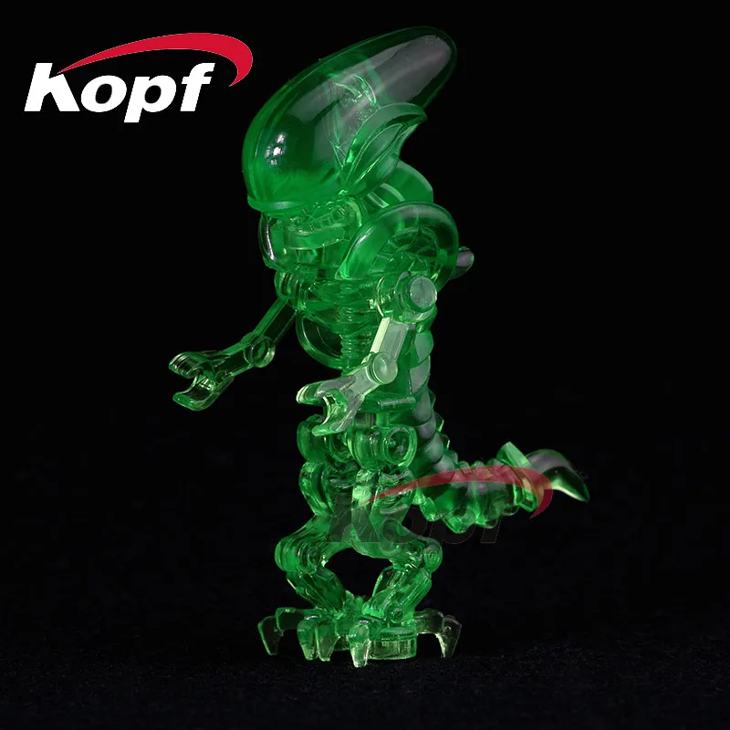 

Single Sale Building Blocks Skeleton Skull Alien One-Eyed Halloween Cyclops Omino Snake Undead Figures For Children Toys PG1224