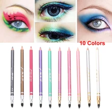 1 шт. waterproof Водонепроницаемая двойная головка матовая подводка для глаз Карандаш блеск пигментированные тени для век подводка для глаз ручка косметические инструменты для макияжа глаз