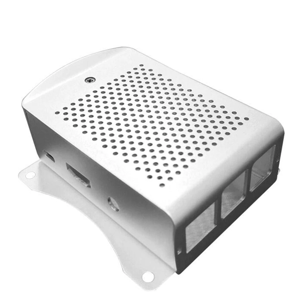 Корпус защитный корпус алюминиевый сплав для Raspberry Pi 4B/Raspberry Pi 4+ вентилятор охлаждения