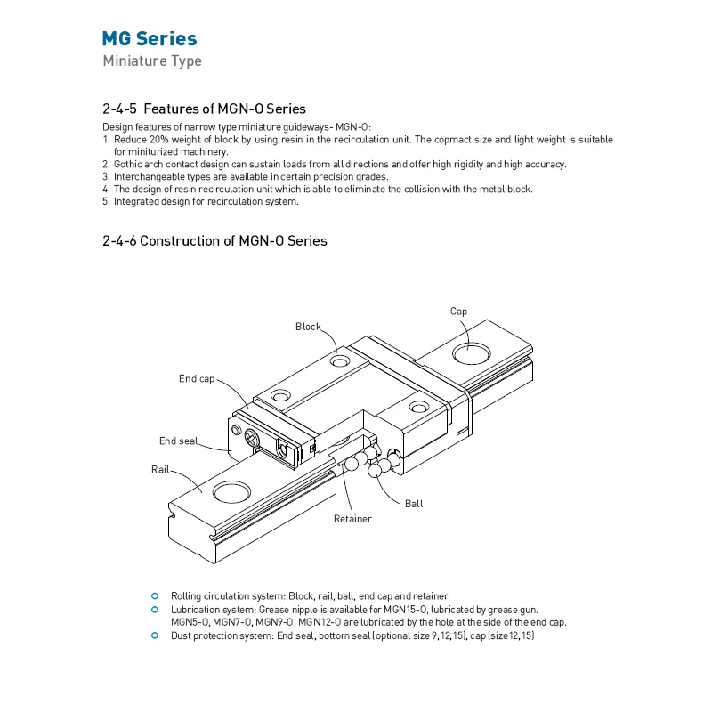 Original Neue HIWIN MGN15H Linear Schiene Block Breite 15mm Linearführung Rutsche 100mm 200mm 300mm 400mm 500mm Für 3D Drucker CNC – Detail 6