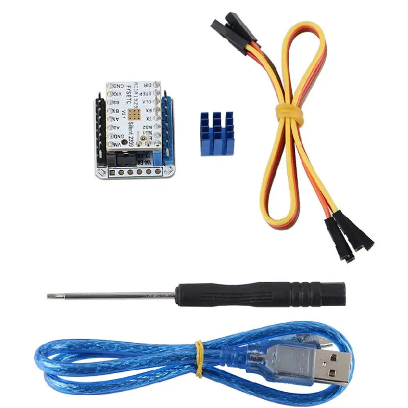 

TMC2209 V2.1 Silent Driver Module Stepper Motor USB Serial Adapter Tester