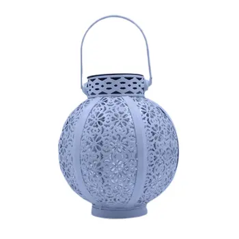 

Solar Big Lantern Hanging Garden Outdoor Lights Metal Waterproof LED Table Lamp Decorative garden decoration