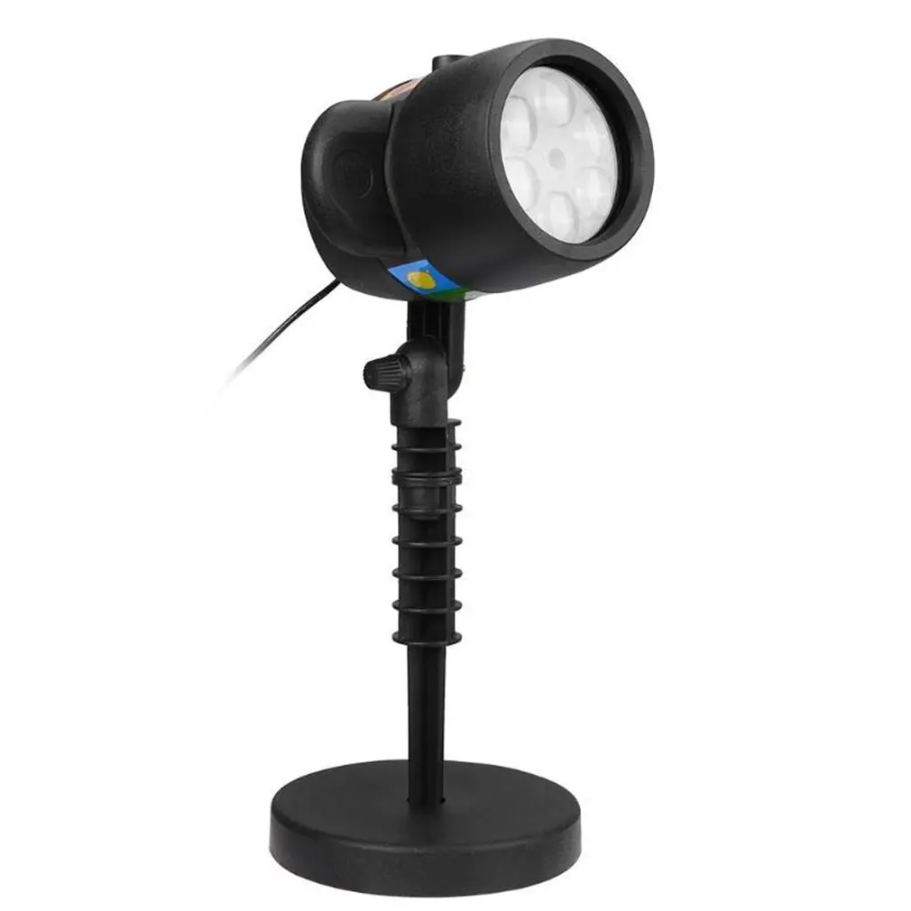 

12 Slides 7 LED Laser Projector Light USB Charging Christmas 15LM stage light Halloween Holiday Outdoors Decoration Lamp