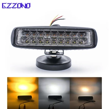 

54W 10-80VDC LED Work Light Refitted Vehicle Chip Beam Round LEDFog Light Lamp For Truck Motorcycle 4x4 Car Accessorie SUV ATV