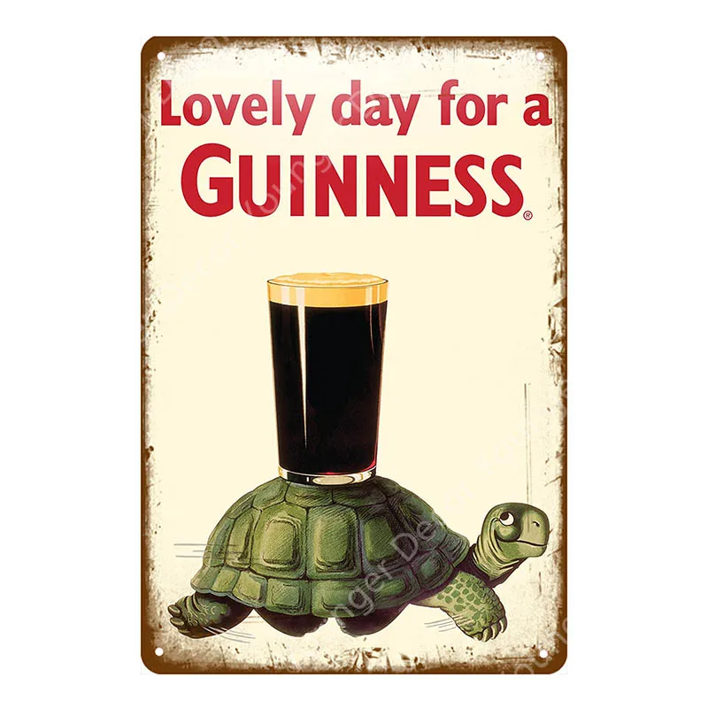 Guinness хороший для вас металлический плакат оловянные знаки винтажный Настенный декор для бара паба клуба человек пещера декоративная пластина YI-123 - Цвет: YD5486AI