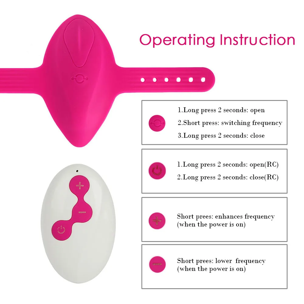 Wearable Vibrator For Women Wireless Remote Control Under Panties G-Spot Clitoris Stimulation Vibrator Couples Flirting Sex Toys (19)