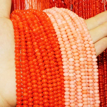 

Natural Stone Coral Beads Oval Loose Beads Spacer Beads For Jewelry Making DIY Bracelets Necklace Jewelry Accessories