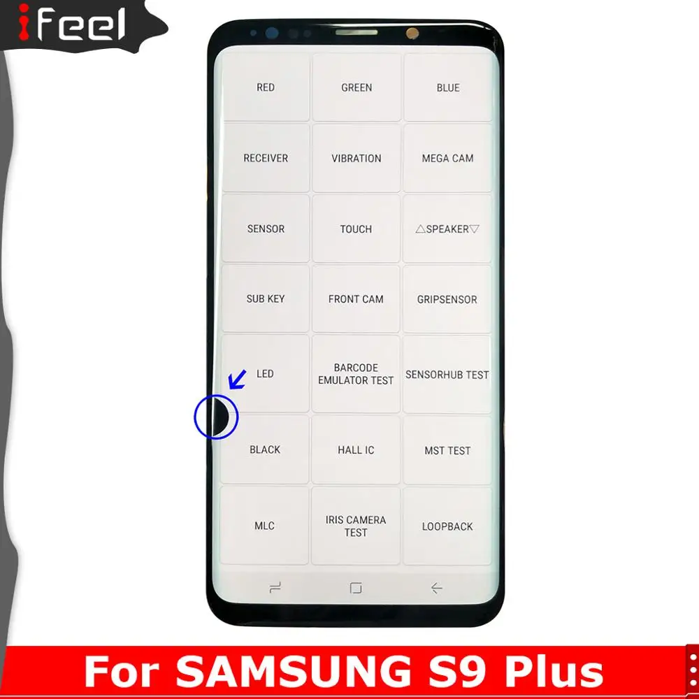 Точечный AMOLED для Samsung Galaxy S9 Plus ЖК-дисплей сенсорный G965 Дисплей дисплей мертвых