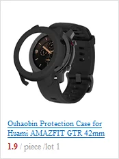 Ouhaobin защитный чехол для Xiaomi Huami Amazfit GTS Watch Мягкая силиконовая оболочка для Amazfit GTS крышка браслет аксессуары