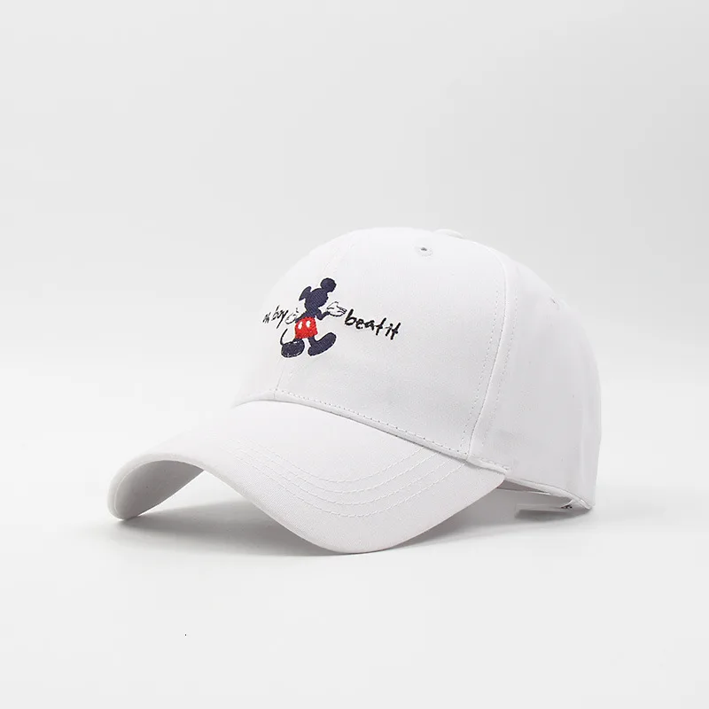 Baseball Cap Cartoon Hat Black White Hip Hop Caps Baseball Cap Outdoor Sunscreen Hats