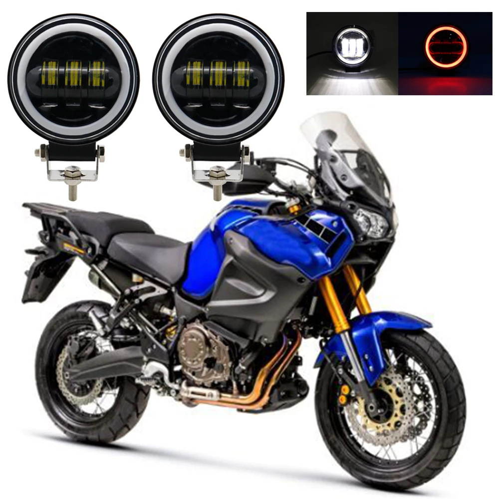 

Round Led Work Light White/Blue Halo Ring 12V For Car 4WD ATV SUV UTV Trucks 4x4 Offroad Motorcycle Auto Working Driving Lights