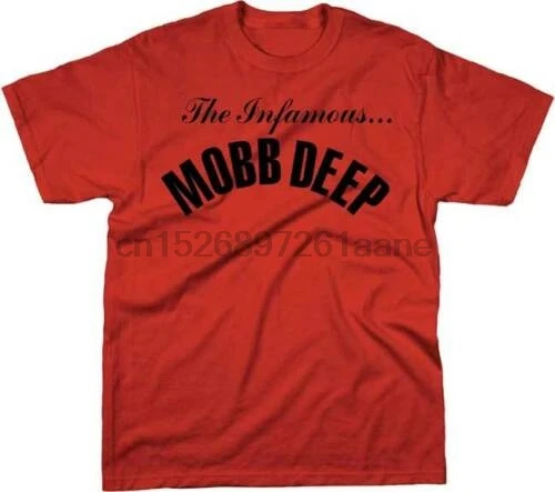 

Mobb Deep Infamous On Red East Side Rap Hip Hop Gangsta Mens Shirt 13263-RED