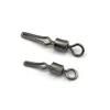 (100pcs)Swivel with side line clip fishing tackle fishhooks and crap fishing connector  fishing swivels with snap ► Photo 1/2