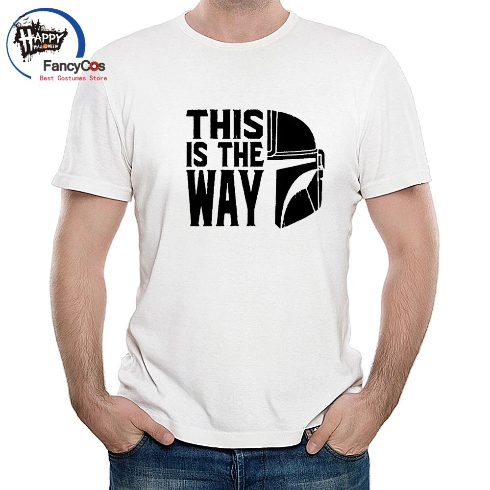 

Mandalorian T Shirt This Is The Way Short-sleeved T-Shirt Boba Fett T-shirt Cosplay Costumes Daily Casual Tshirt Tops Tees