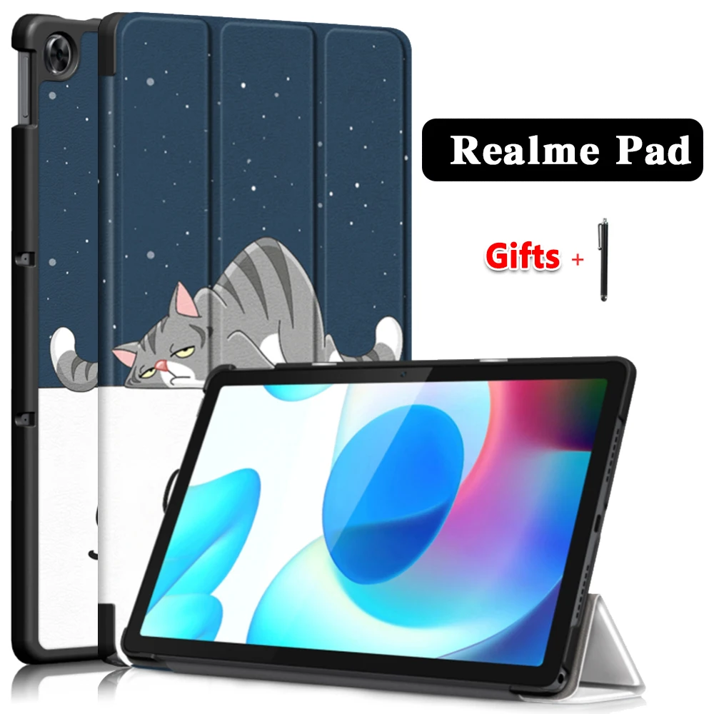 For Realme Pad Tablet Case ,Ultra Slim Folio Shell Cover Case for