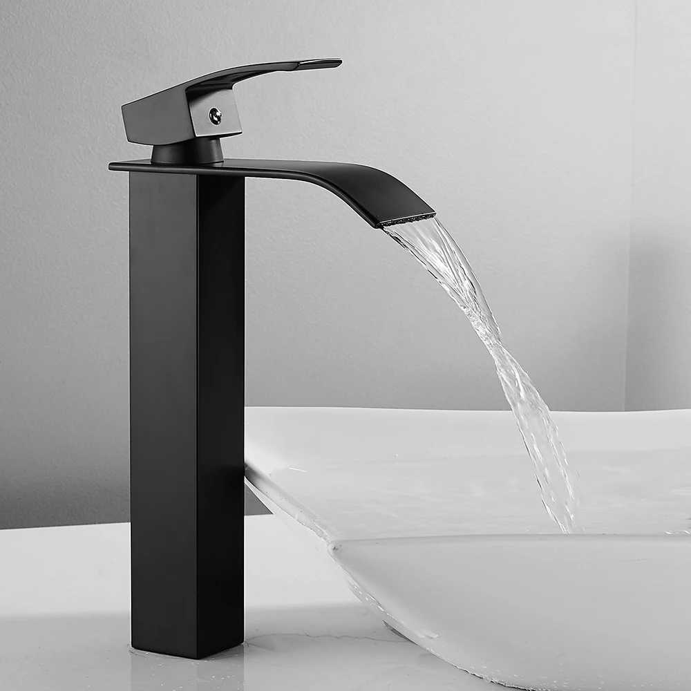 Everso кран для раковины, смеситель для воды, водопроводный кран с креплением на палубе, кран для ванной комнаты с одной ручкой, смеситель для холодной и горячей раковины
