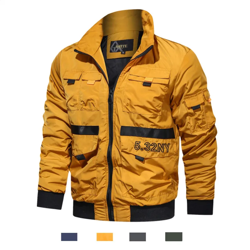 Повседневная Водонепроницаемая осенне зимняя куртка 2020 мужские куртки пальто
