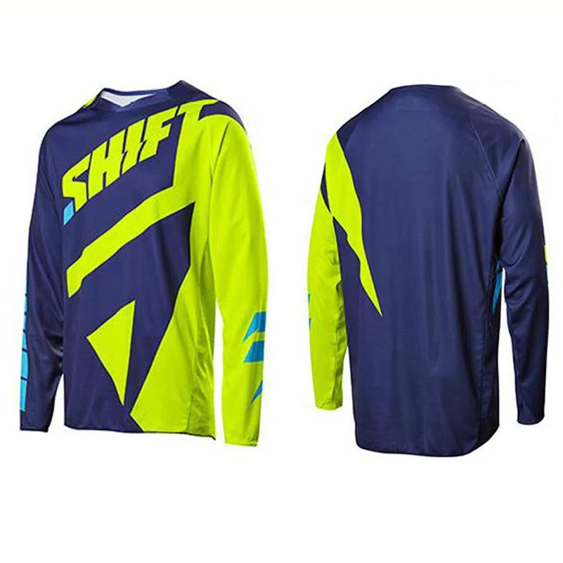 SHIFT Off road Racing T-Shirt AM RF Bicycle Cycling Bike downhill Jersey motorcycle Jersey motocross MTB DH MX Ropa D - Цвет: Красный