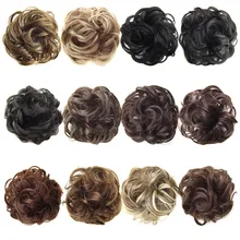 E Ladies High Temperature Filament Elastic Wave Curly Synthetic Hairpieces Wrap Hair Accessories For Women Girls