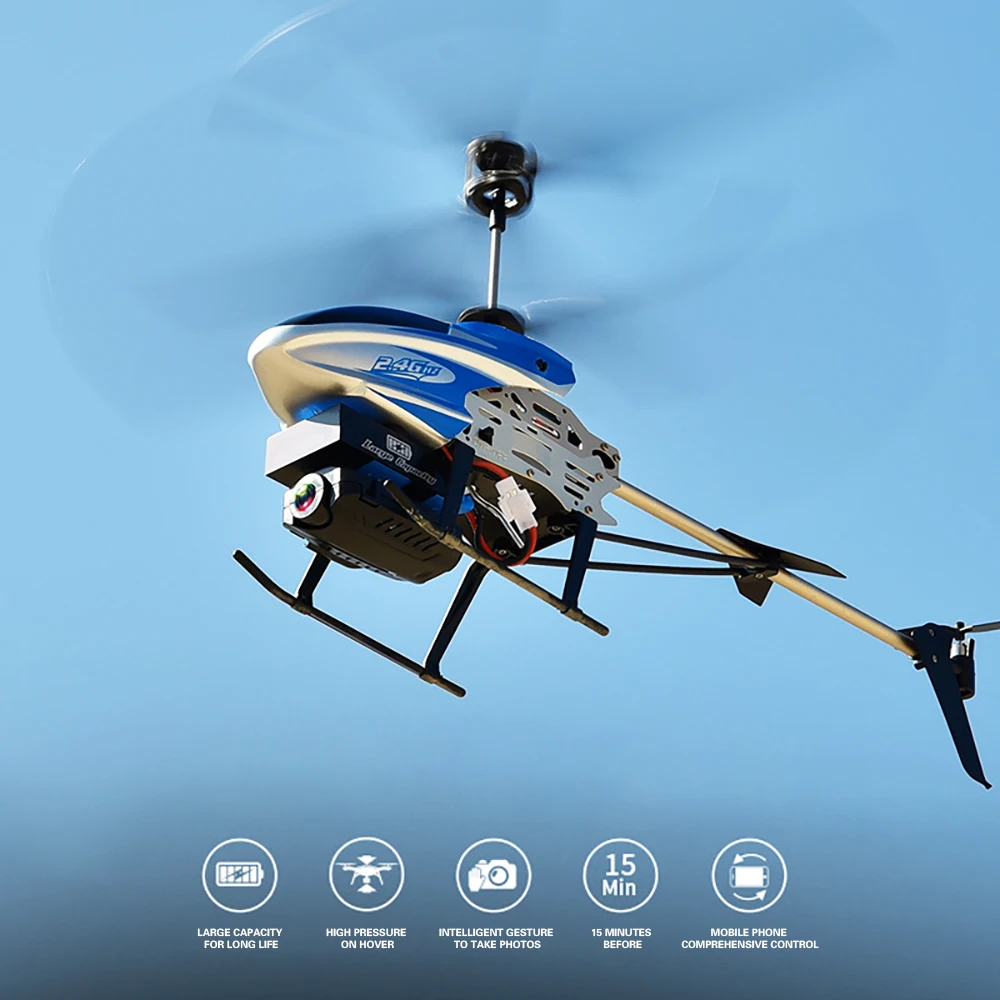 Мини-Дрон с камерой Rc Квадрокоптер Hd Quad-счетчик с высокой фиксацией в режиме реального времени четыре оси большой радиус действия Rc вертолет детские игрушки
