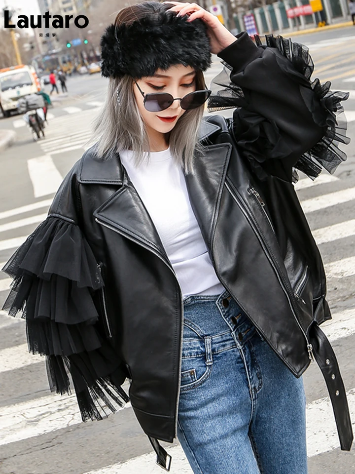 ジャケット・アウター PASTING LIKE SYNTHETIC LEATHER JACKET 71M3bh6+SuL._UY350_.jpg