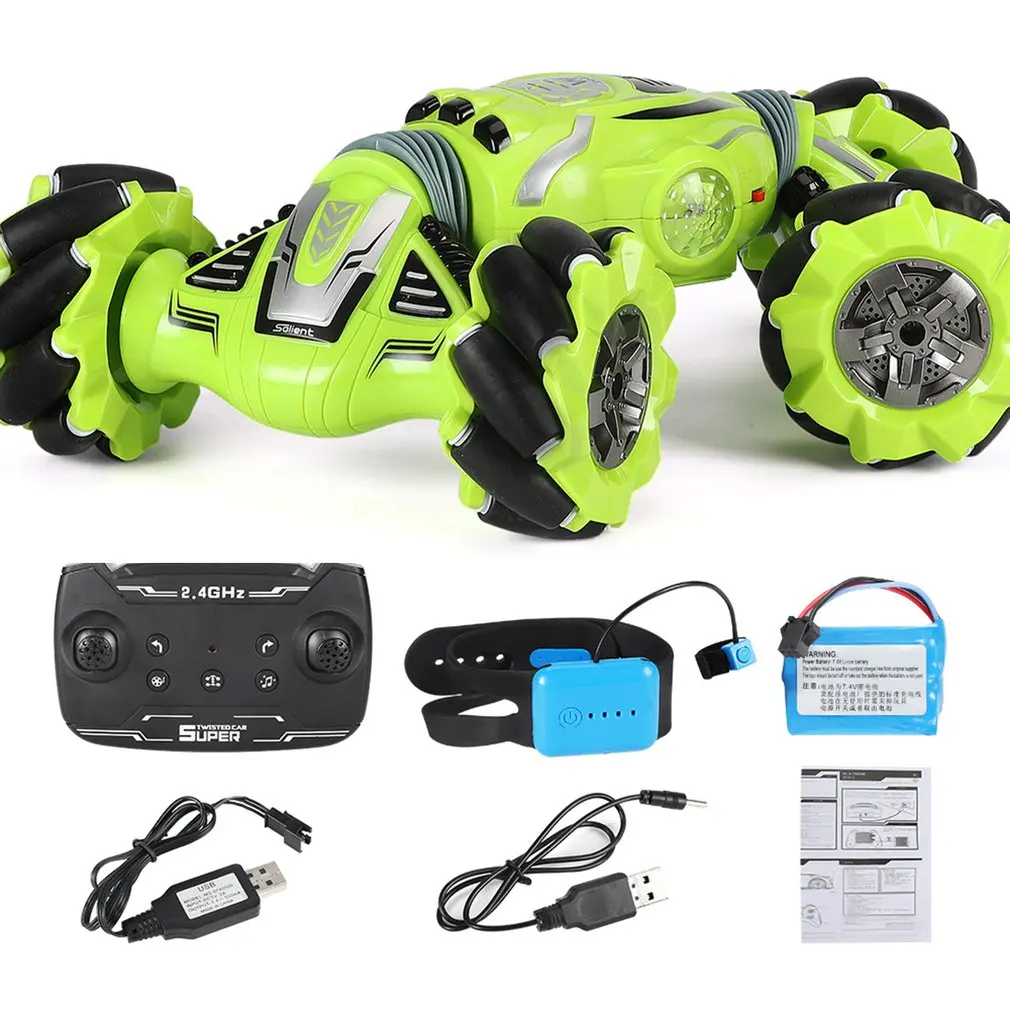 

Gesture Sensor Remote Control Twist Car Watch Remote Control Car Light Music Drift Deformation Car Off-road Dancing Stunt Car