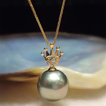 

Jewelry Handwork Pendant Base S925 Sterling Silver Pearl Pendant Accessories And Parts Findings Jewelry For DIY Fittings Women