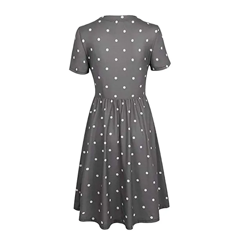 Women pregnant dress casual Short sleeve Dot nursing dress Breastfeeding Dresses For Pregnant Women vestidos Dropshipping