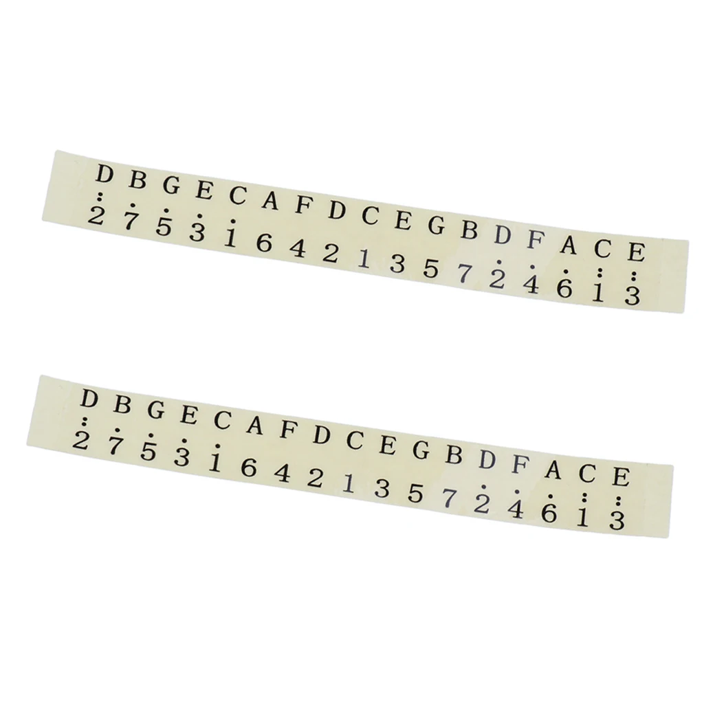 2x 17 Key Kalimba Scale Key Stickers for Beginner Learner Kalimba Accs 2x 17 Key Kalimba Scale Key Stickers for Beginner Learner Kalimba Accs