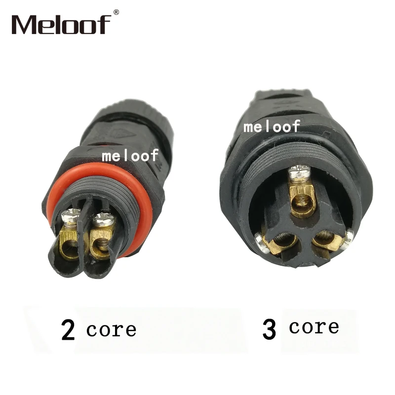 Водонепроницаемый коннектор 2/3 pin IP68 3-7 мм 250 в& 10 а Электрический морской светодиодный Соединительный кабель для наружного светодиодный светильник