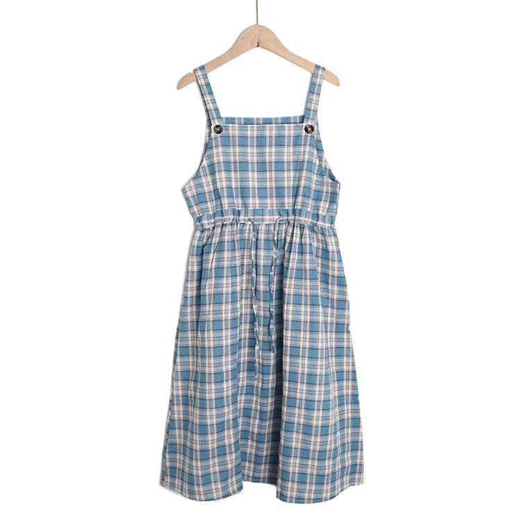 Kawaii Plaid Fashion Pinafore Summer Dress - 25 - Kawaii Mix