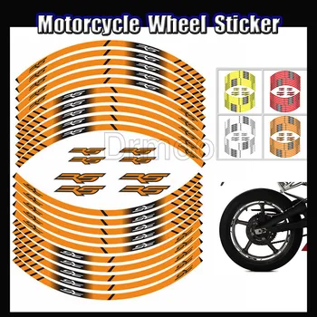 

New Motorcycle High Quality 17 Inch Wheel Decal Reflective Laminated Waterproof Tape Stickers For KTM 1190 RC8 R5