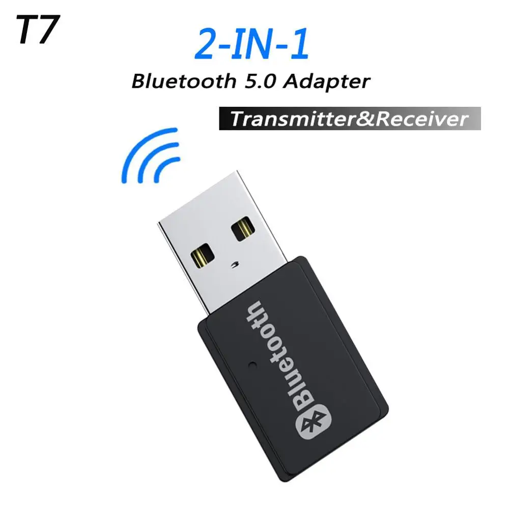 Беспроводной автомобильный аудиоприемник передатчик Bluetooth 5 0 адаптер Mini USB Dongle