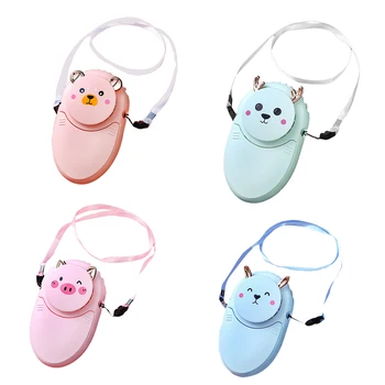 

Mini Portable Pocket Fan Cool Air Hand Held Travel Cooler Cooling Mini Fans Power Hanging Neck Cute Fan