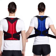 Men Posture Corrector Back Support Belt Orthopedic Posture Corset Back Brace Support Back Straightener Adjustable Shoulder Wrap