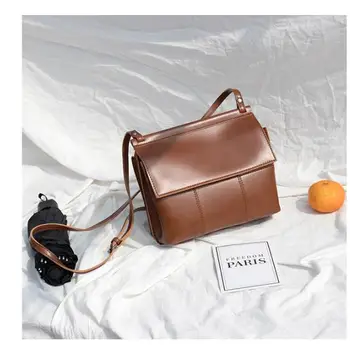 

Fashion women's handbag pu leather casual shoulder messenger bag female cross body bag simple style colorful cute S698WE