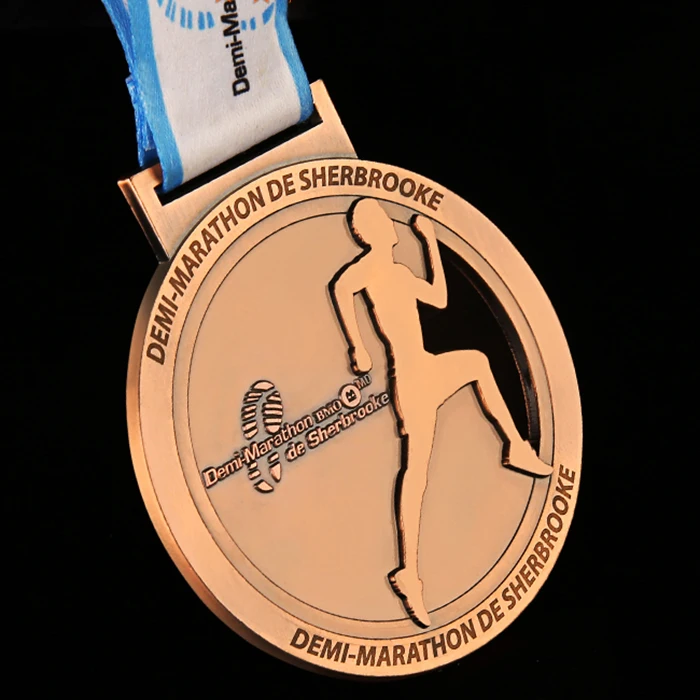 

Factory Wholesale Sports Medal Round Gold Silver Bronze Medal