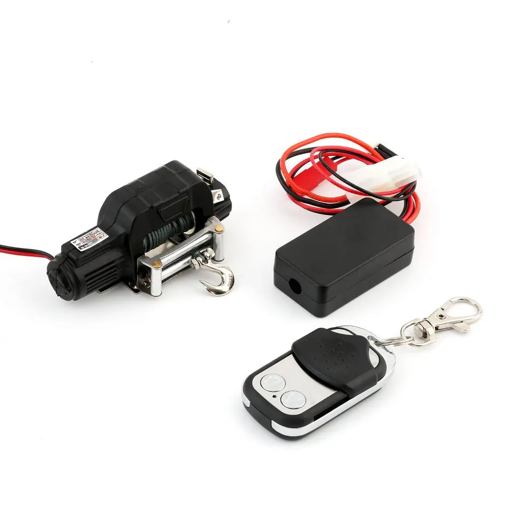 

Warn 9.5cti Winch with Wireless Remote Controller Receiver for 1/10 RC Crawler Car Traxxas HSP Redcat Tamiya Axial SCX10