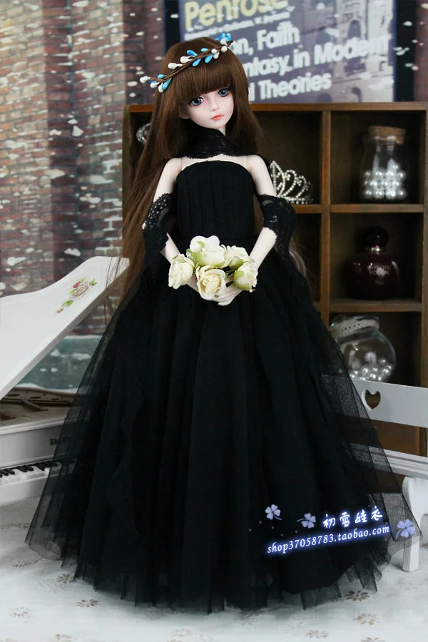 1/4 1/3 BJD аксессуары для одежды Кукольное свадебное платье для BJD/SD MSD SD16, не включает в себя куклы, обувь, парик и другие E2530