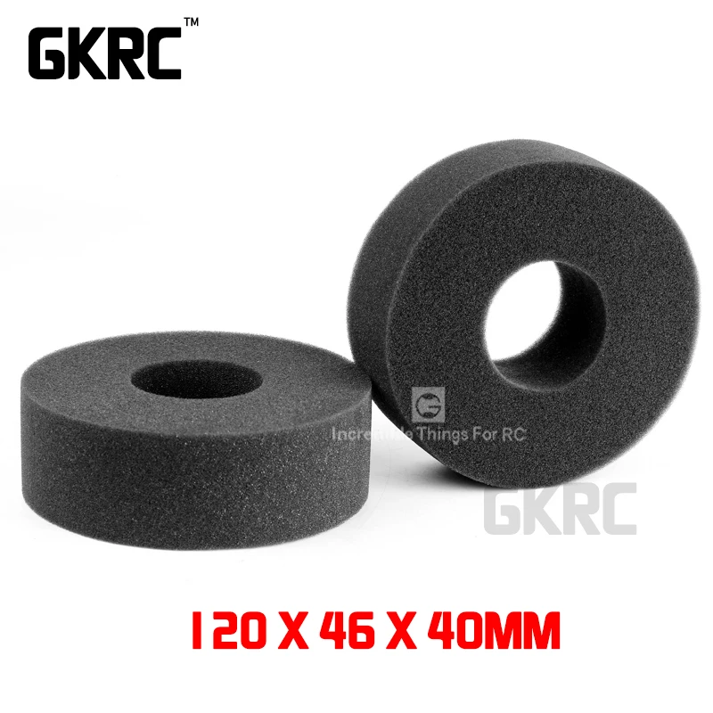 

2pcs Grc Hardened Tire Sponge Scx10 1.9 Inch Tire Hardened Hardened Sponge Fortraxxas Trx4 Axial D90 90046 D110 Tires 120mm
