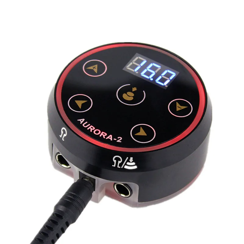

High Quality New Professional Mini LCD Tattoo Power Supply with Power Adaptor for Coil & Rotary Tattoo Machines Kits