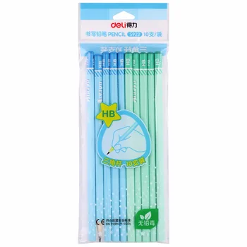 

Wooden Pencils 10pcs/set HB Black Lead Triangular Pen Holder Children Writing Stationery Drawing Sketch Standard Pencils