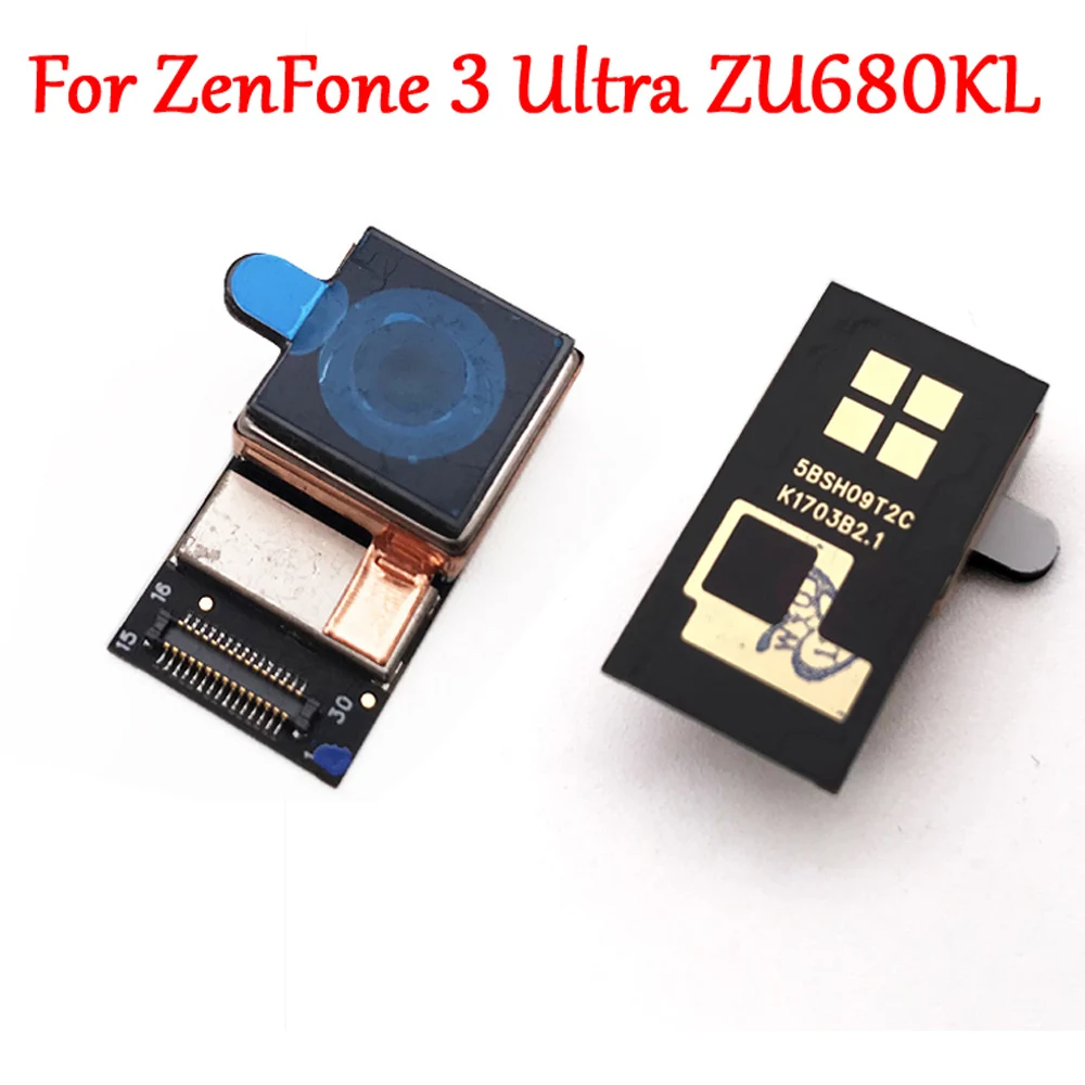 Original Rear Main Big Camera Module Repair Spare Parts For Asus ZenFone 3 Ultra ZU680KL Back Replacement Part | Мобильные телефоны